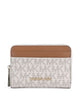 Michael Kors Jet Set Plånbok vanilla/acorn