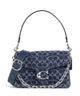 Coach Tabby Signature Chain Axelremsväska deep blue/multicolour