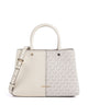Michael Kors Flora Medium Handbag van/cream