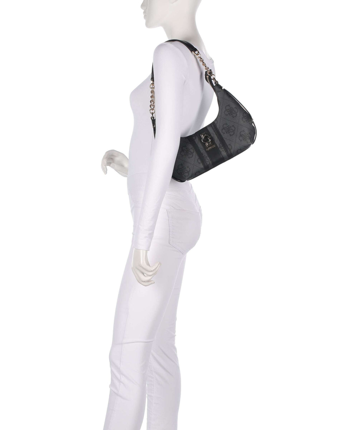 Guess Erenia Shoulder bag coal logo