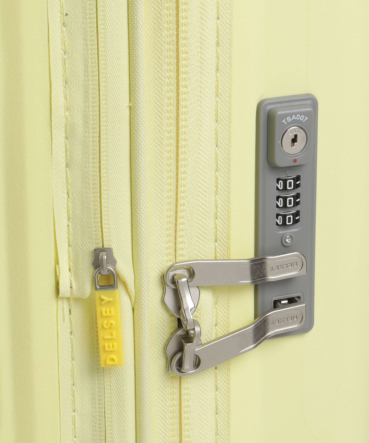Delsey Paris Clavel Spinner (4 wheels) hellgelb