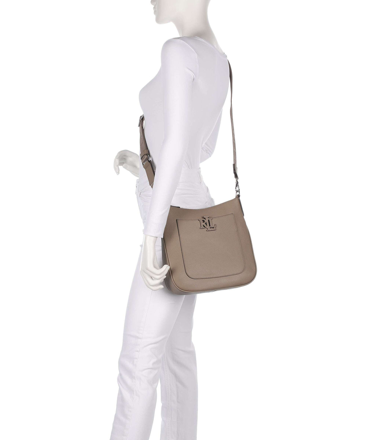 Lauren Ralph Lauren Cameryn 27 Crossbody bag taupe brown
