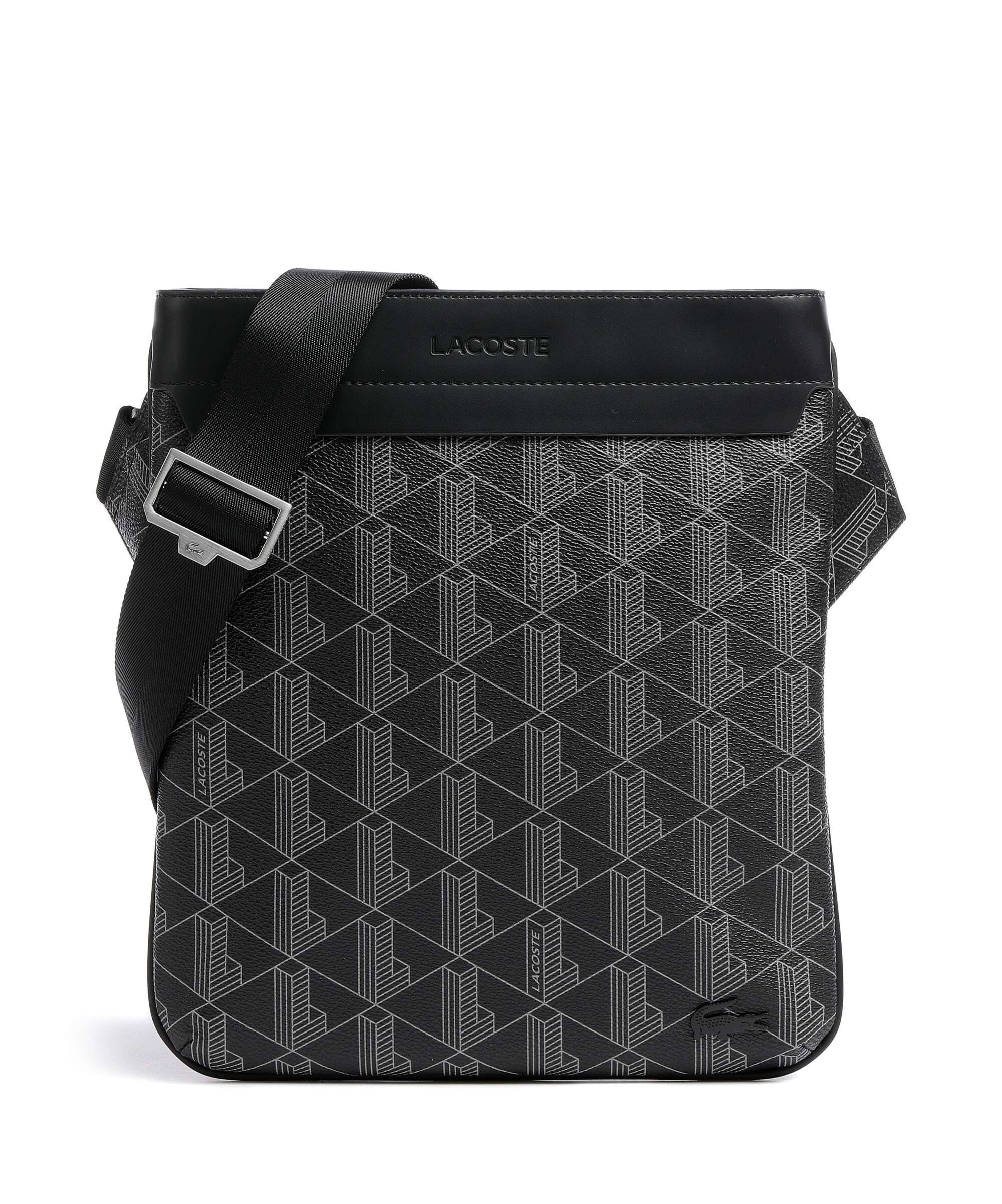 Lacoste The Blend Crossbody bag monogram noir/gris