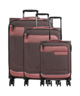 Travelite Viia Resväska set (4 hjul) frühlingsrose