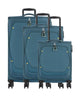 Travelite Umbria Suitcase set (4 wheels) petrol