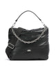 Abro Piuma_Lucido Puffer Hobo väska black/nickel
