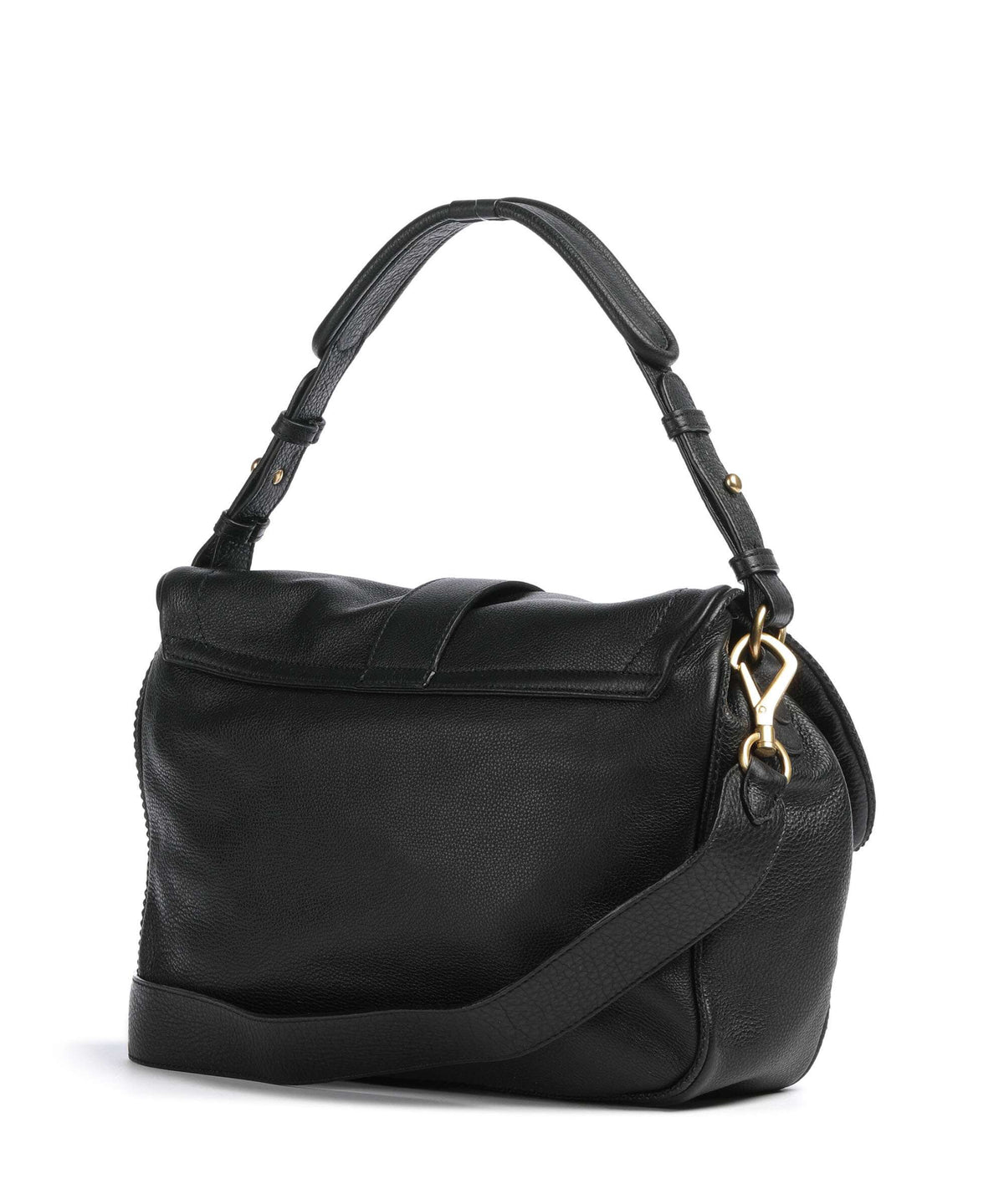 Abro Dalia Star Saddle Hobo bag black/gold