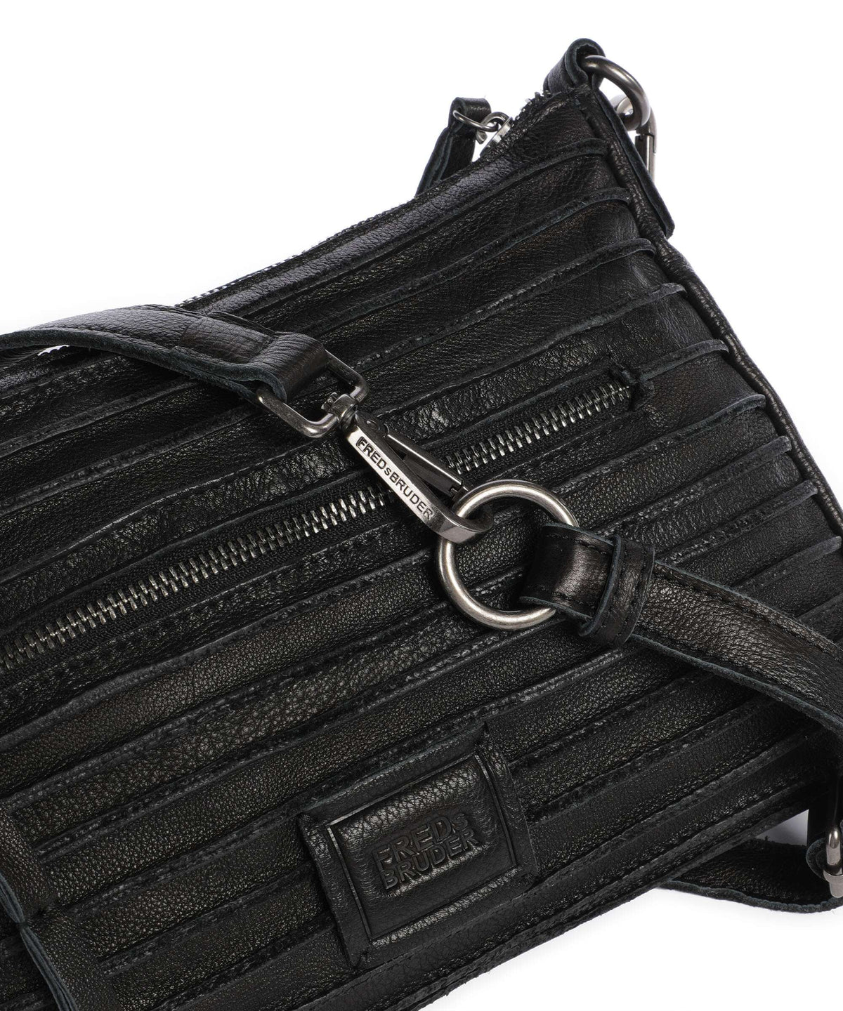 FredsBruder Bestseller Riffel Hobo bag black