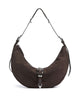 Les Visionnaires Enya Rebel Cozy Hobo väska dark brown