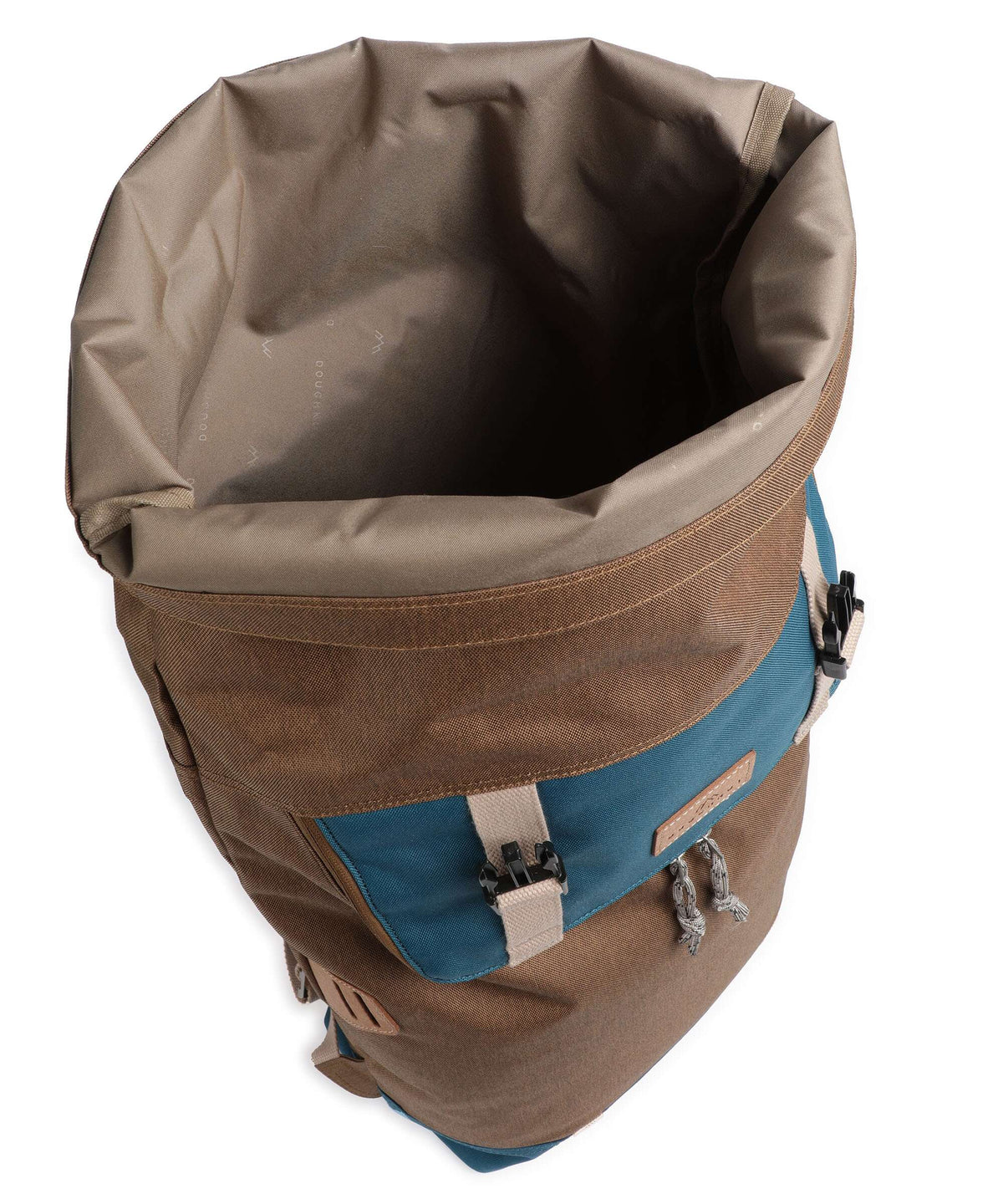Doughnut Christopher Rolltop backpack khaki/teal