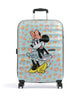 American Tourister Wavebreaker Disney Resväska med 4 hjul minnie pastel dots