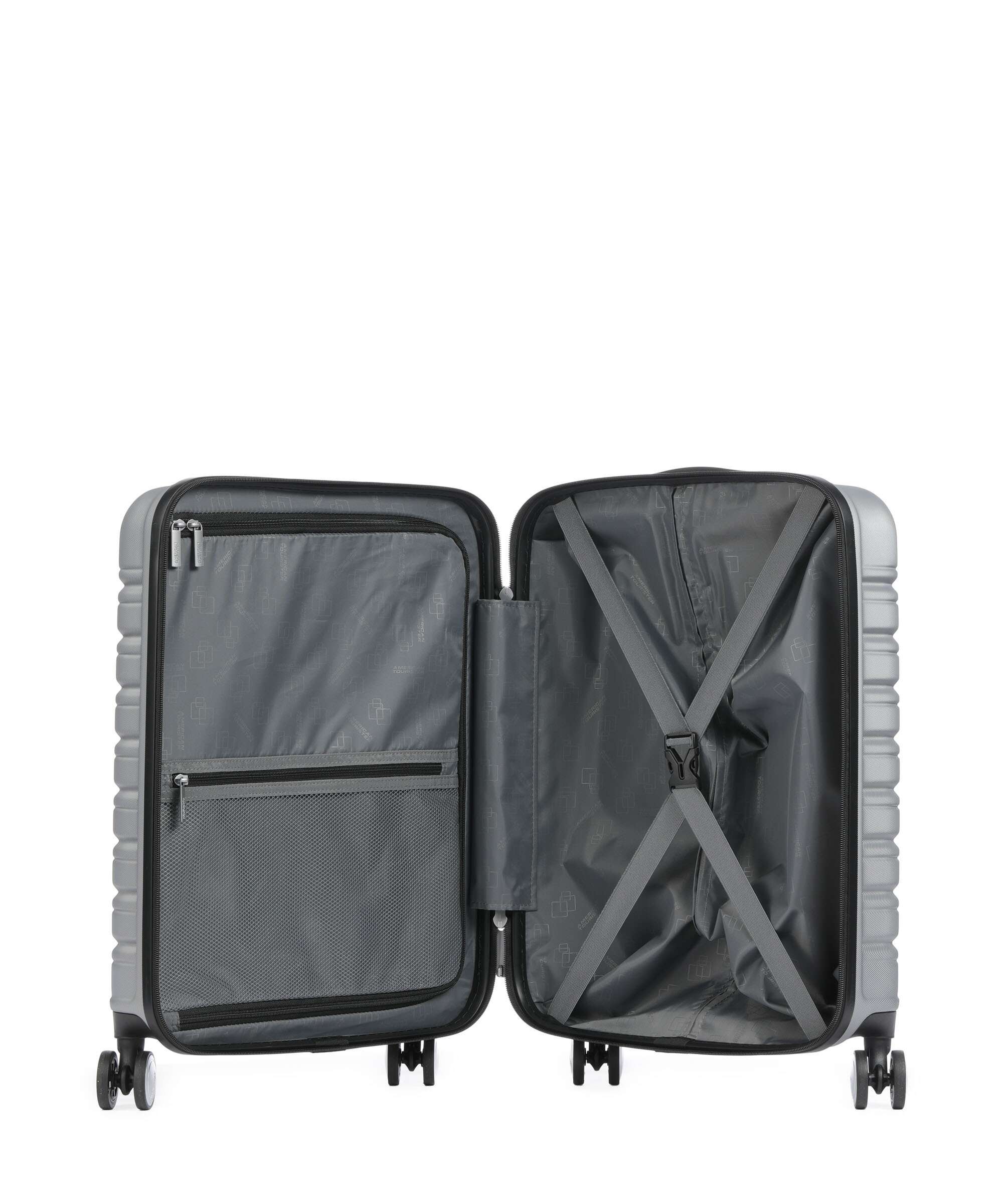 American Tourister Flashline Spinner (4 wheels) sky silver