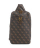 Guess Milano Sling bag brown/ochre/burgundy