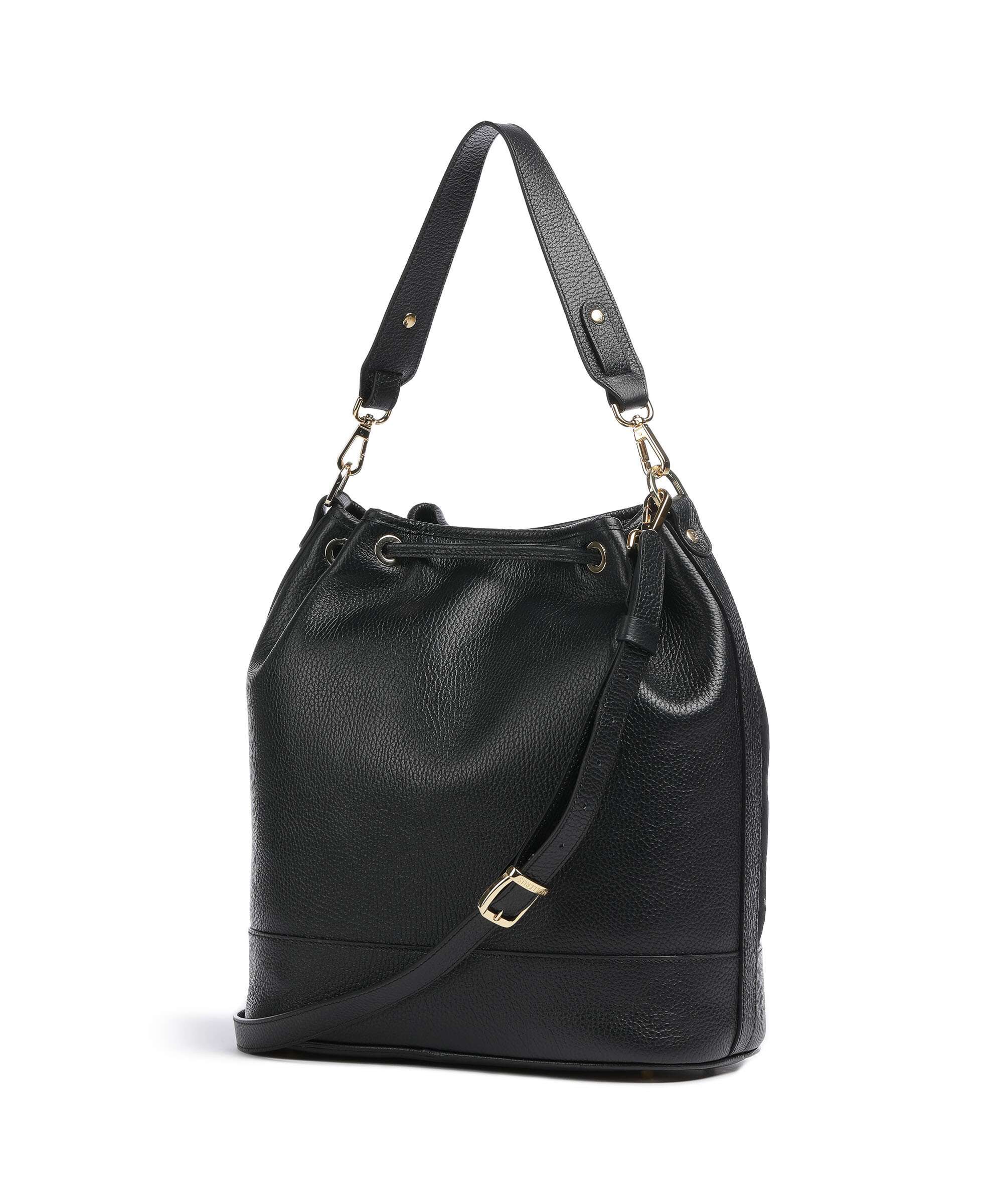 Maison Mollerus Stampato Niesen Bucket bag classic schwarz