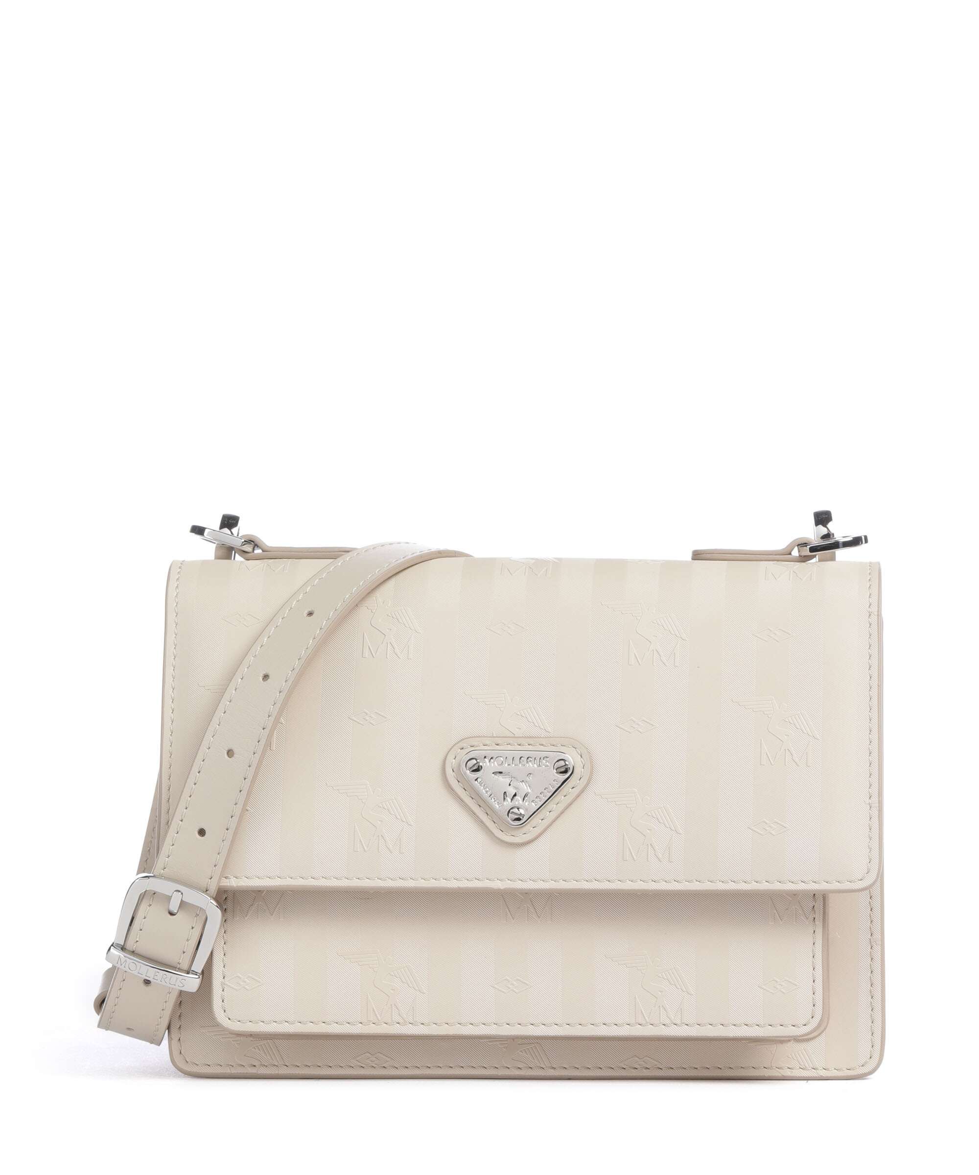 Maison Mollerus Vinerus Ursy Crossbody bag pearl weiss