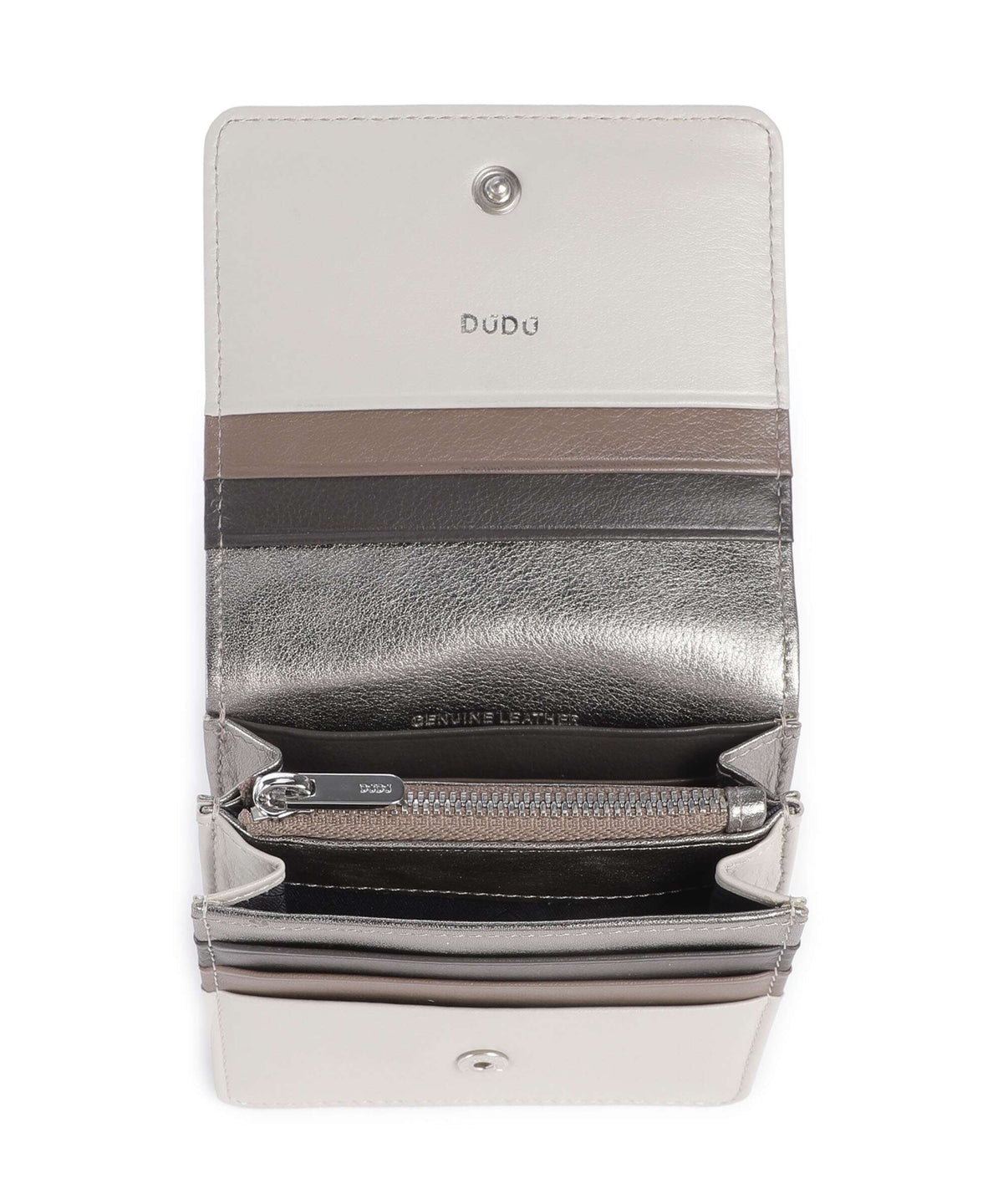 DuDu Bags Flores RFID Wallet dark silver