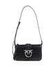 Pinko Love One Mini Slouchy Shoulder bag nero limousine/matt silver