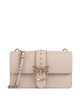 Pinko Love One Classic Crossover väska beige/grigio fumo/antique gold