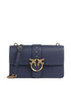 Pinko Love One Classic Crossover väska blu indaco ombroso/antique gold