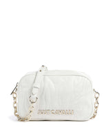Just Cavalli Quilted Zebra Crossover väska white