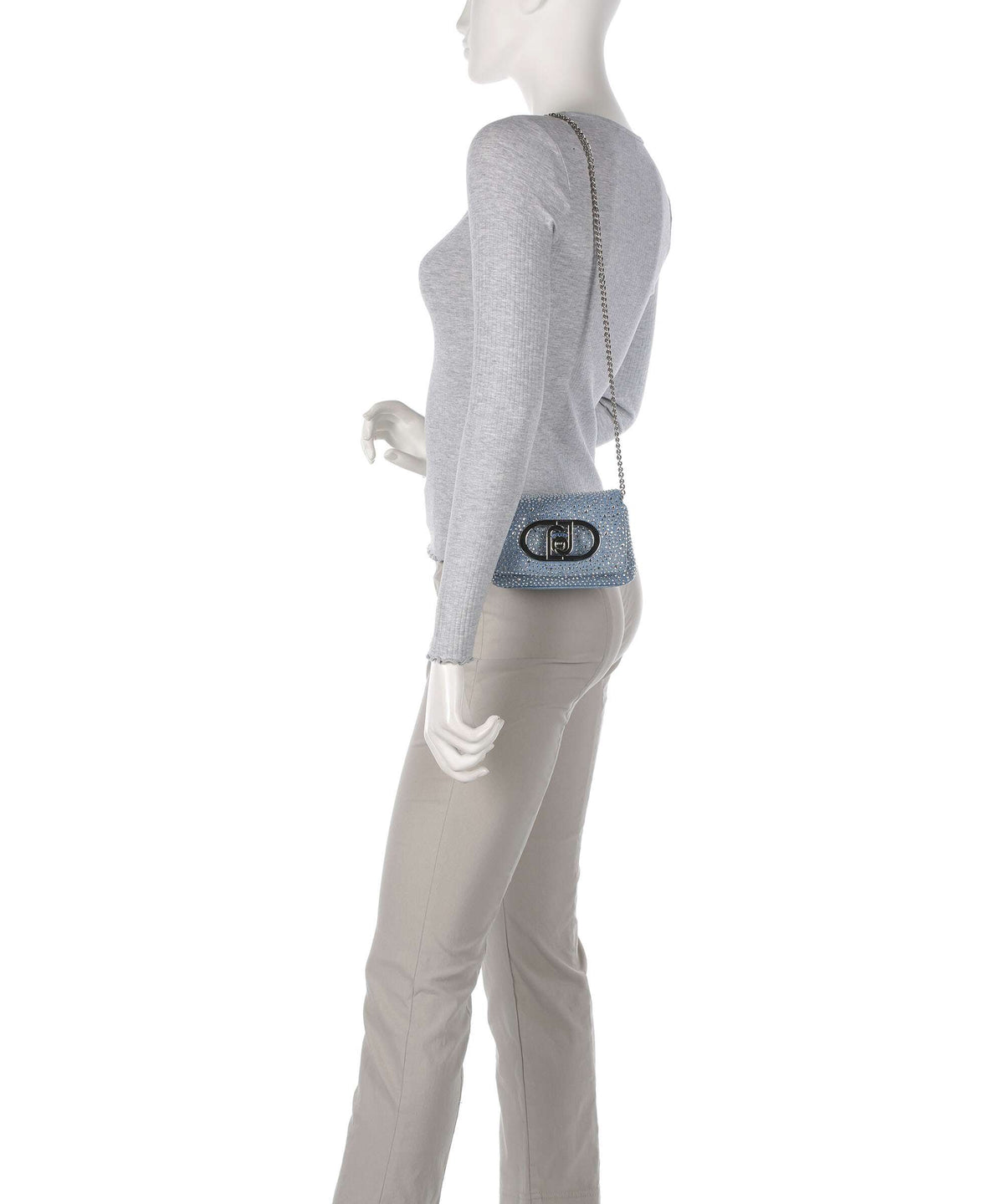 Liu Jo Lapuffy Crossbody bag light denim