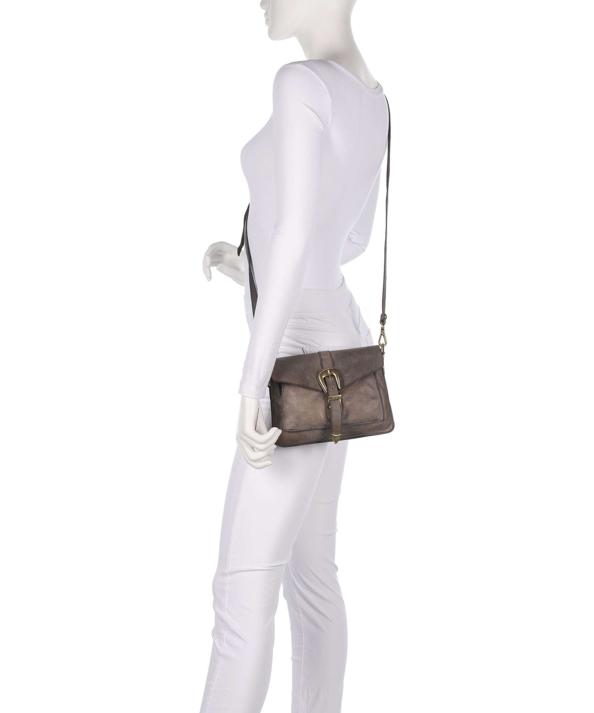 Campomaggi Shoulder bag cemento