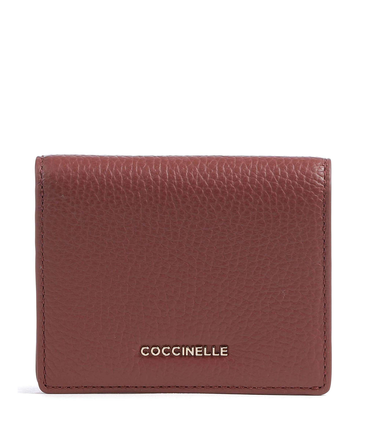 Coccinelle Metallic Soft Wallet brandy