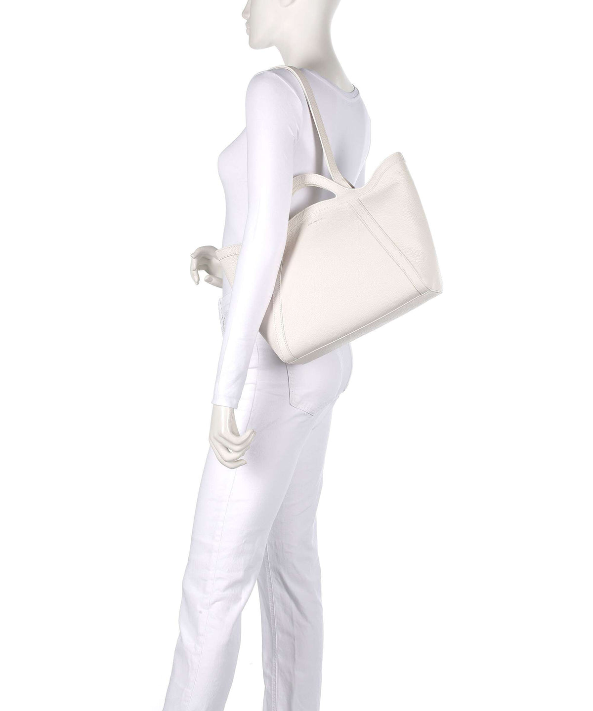 Coccinelle Amalia Tote bag blanco