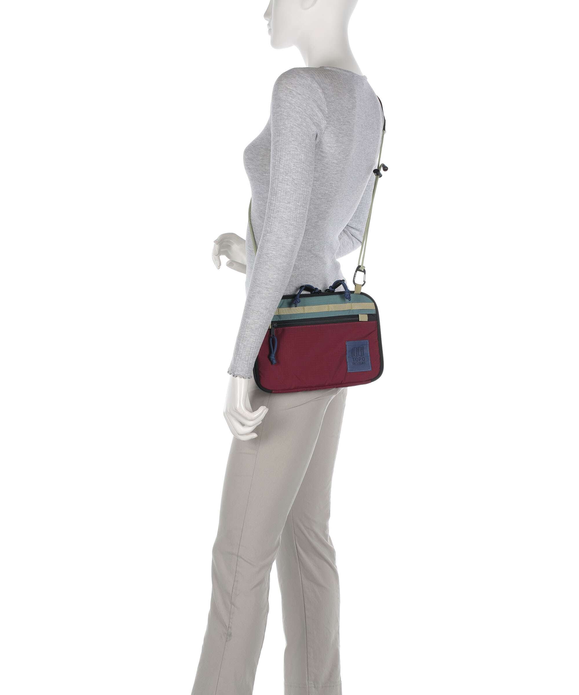 Topo Designs All Adventure Crossbody bag burgundy