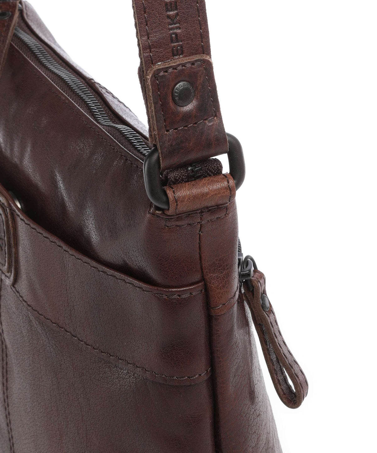 Spikes & Sparrow Bronco Deborah Crossbody bag dunkelbraun