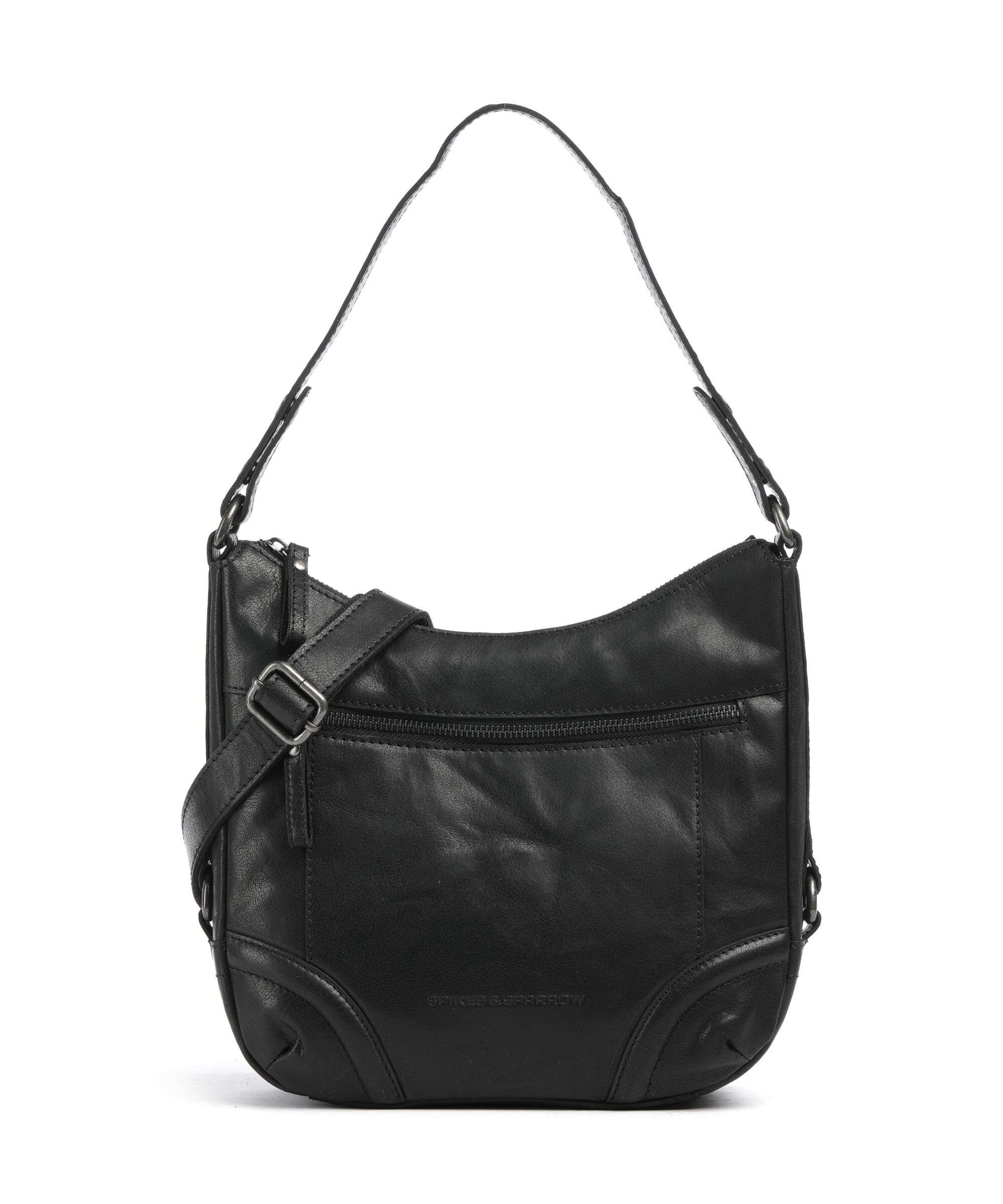 Spikes & Sparrow Bronco Candee Hobo bag schwarz