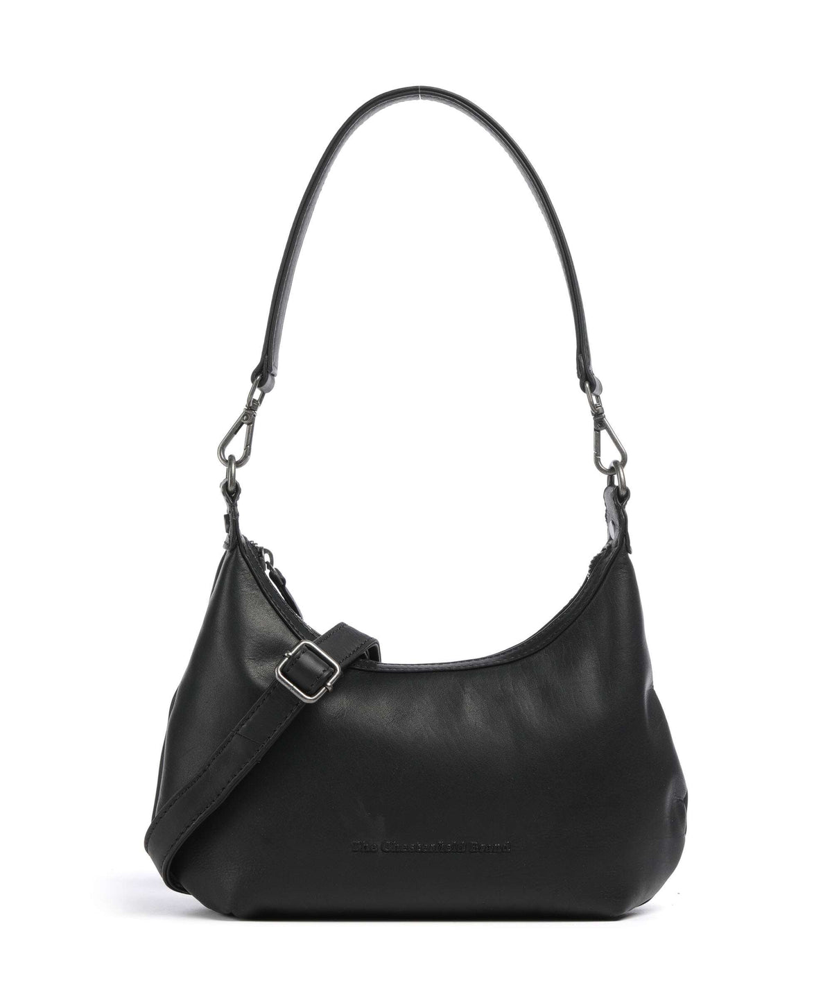 The Chesterfield Brand Wax Pull Up Cow Nancy Shoulder bag black