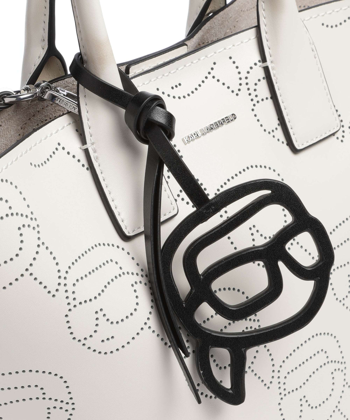 Karl Lagerfeld K/Ikonik Handbag offwhite