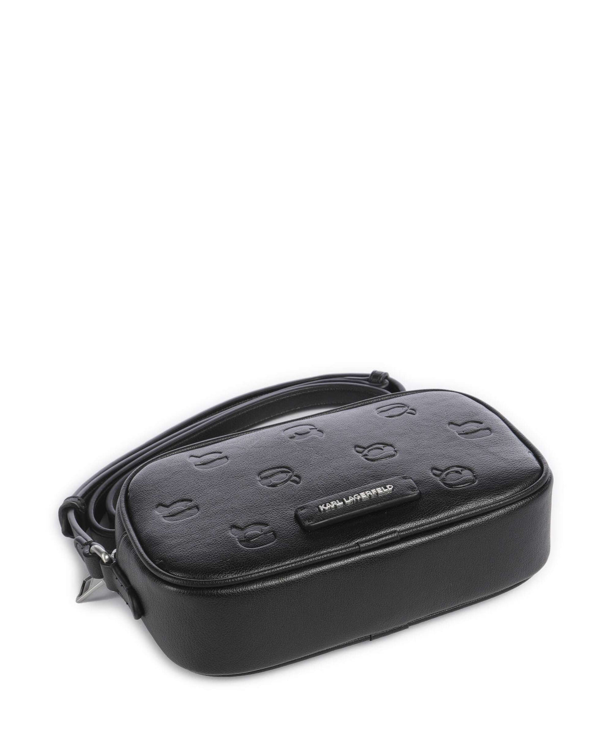 Karl Lagerfeld K/Ikon Monogram Crossbody bag tonal black