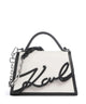 Karl Lagerfeld K/Signature 2.0 Handväskor white/black