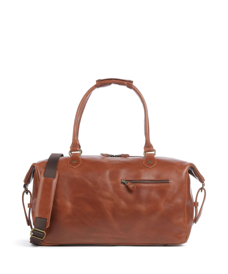 Buckle & Seam Linwood Weekend bag cognac