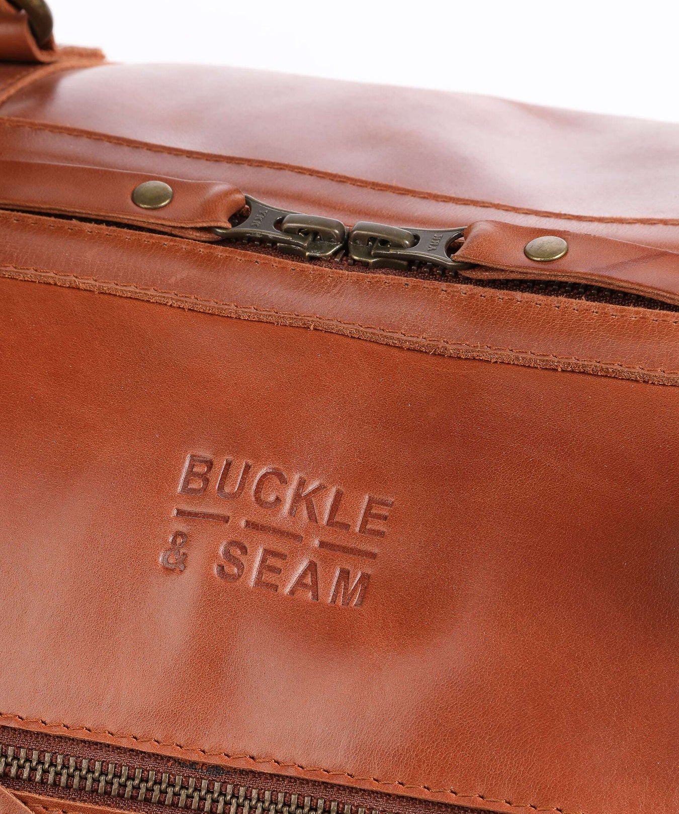 Buckle & Seam Willow Weekend bag cognac