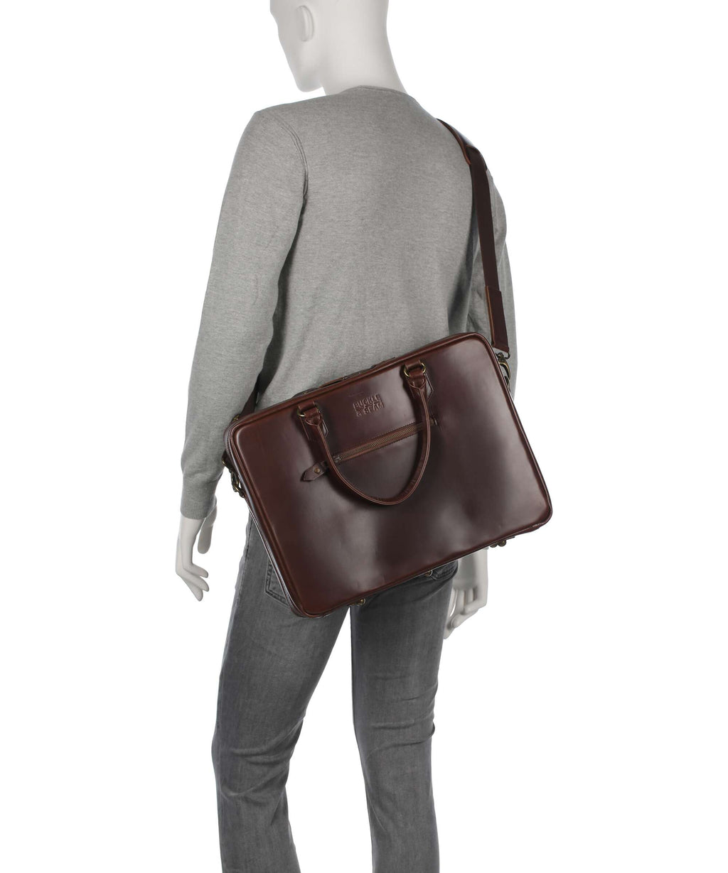 Buckle & Seam Albert Briefcase brown