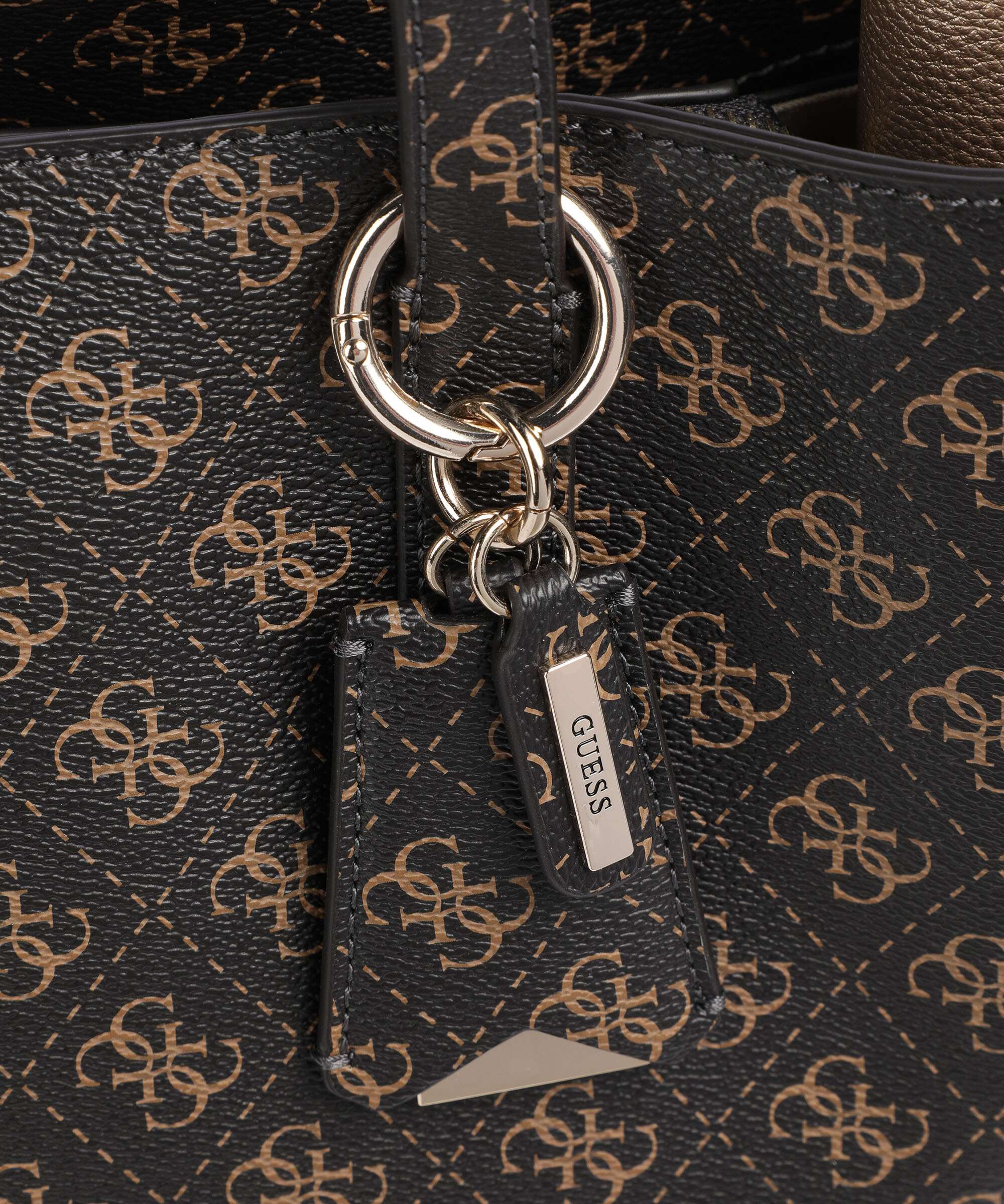 Guess Meridian Tote bag brown logo