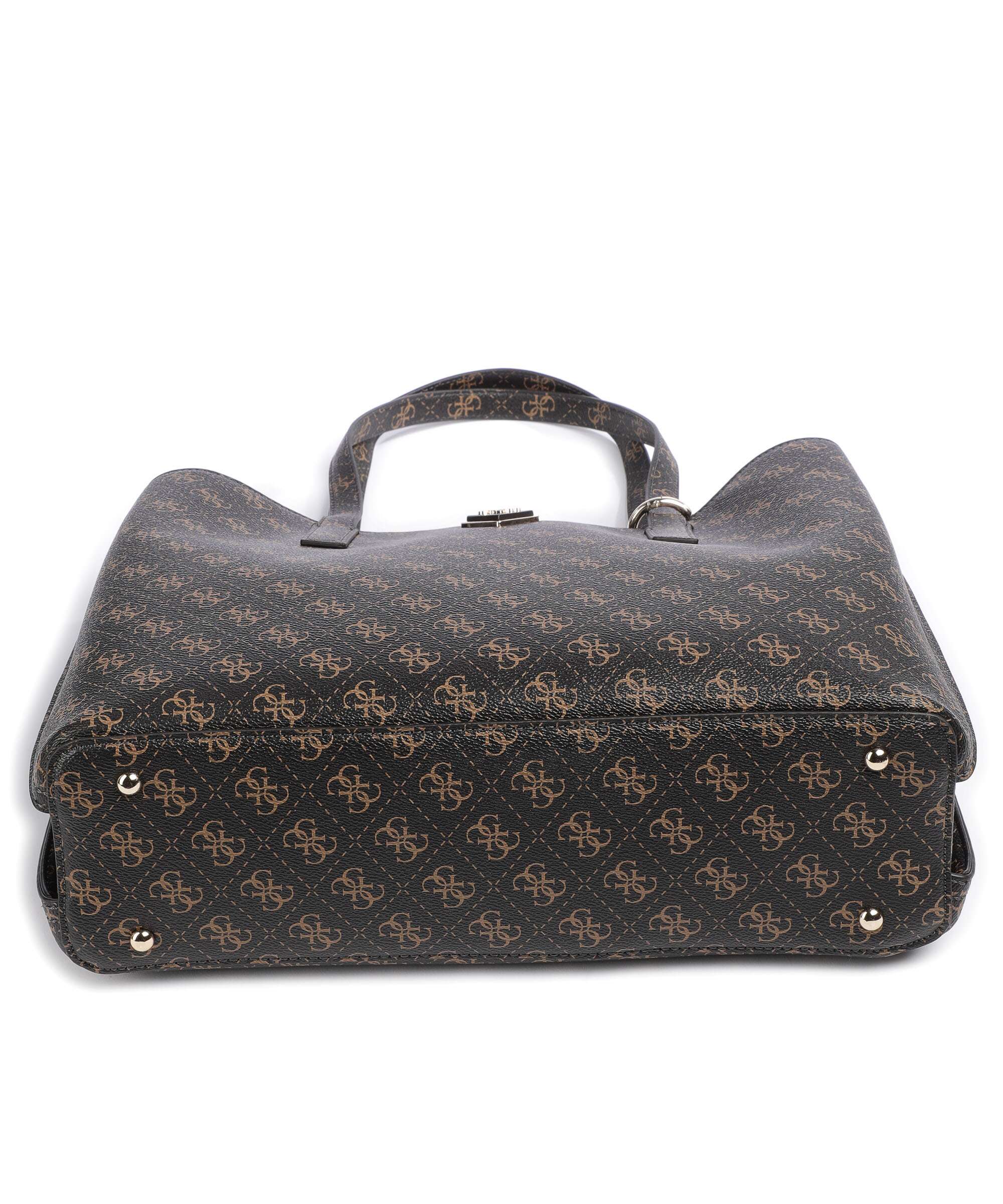 Guess Meridian Tote bag brown logo