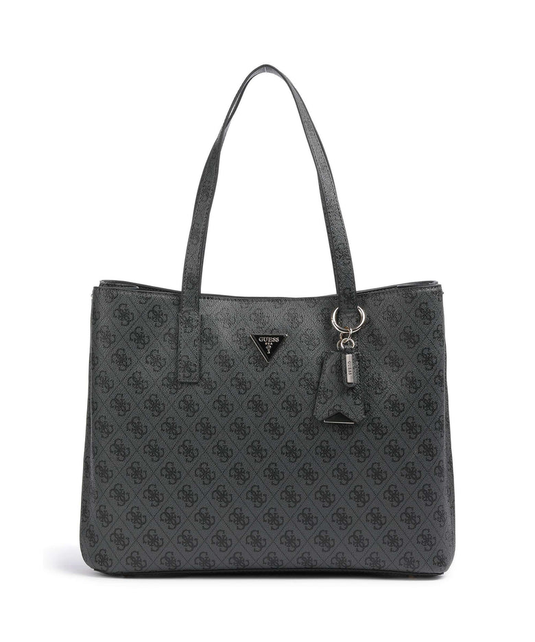Guess Meridian Tote bag coal logo