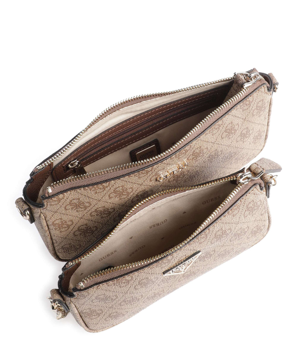Guess Noelle Shoulder bag latte logo/brown