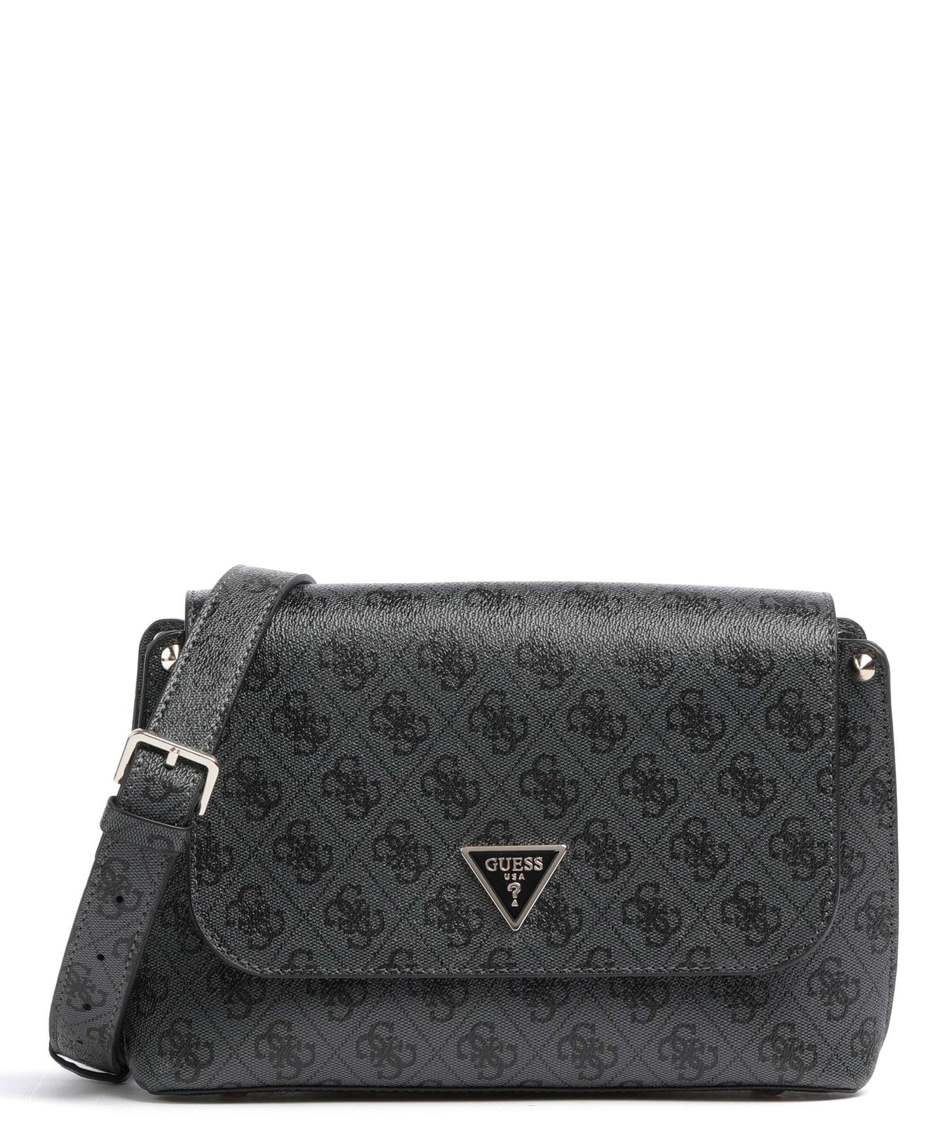 Guess Meridian Crossbody bag coal logo