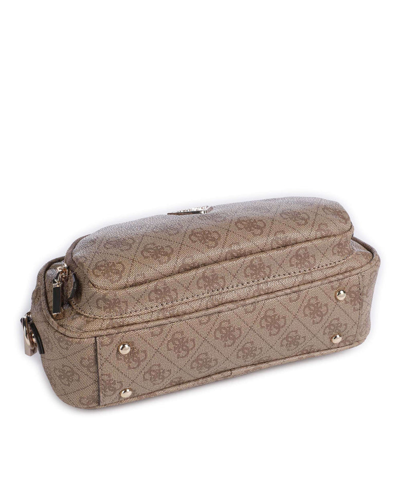 Guess Power Play Crossbody bag latte logo