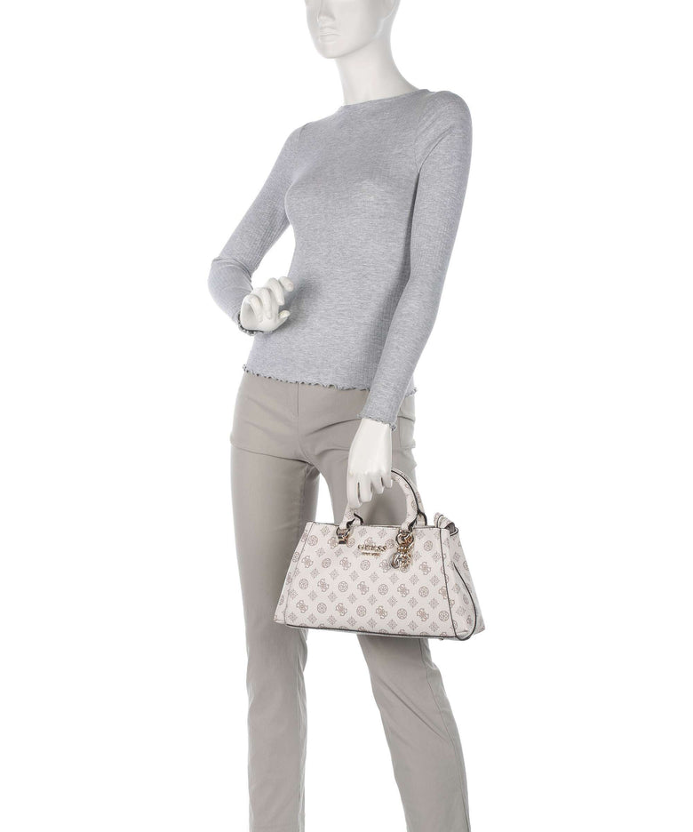 Guess Evelune Handbag cream logo