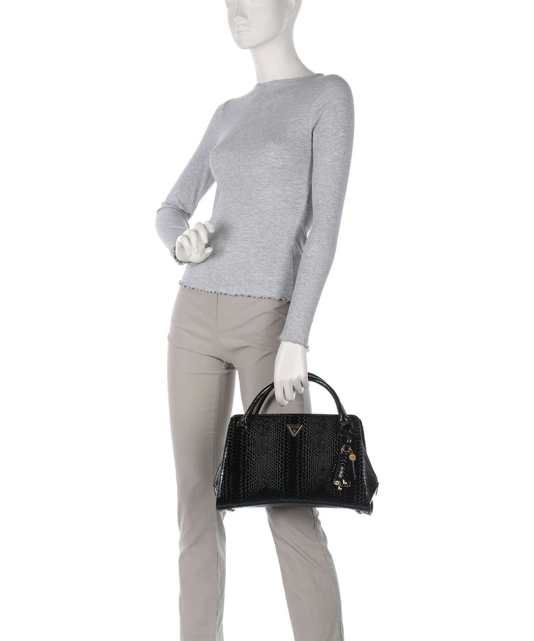 Guess Annita Python Handbag black