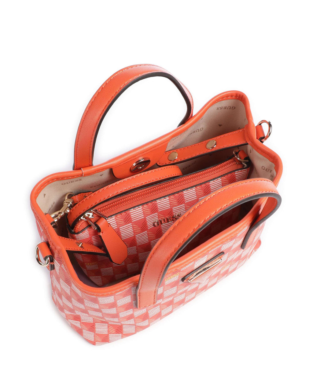 Guess G Wave Mini Handbag orange logo