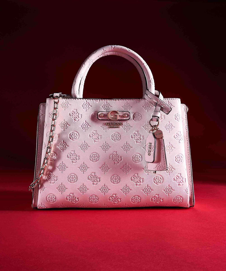 Guess Gerty Peony Handbag offwhite