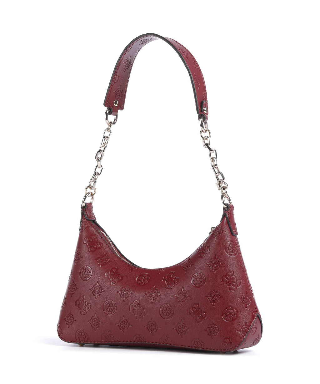 Guess Gerty Peony Shoulder bag claret