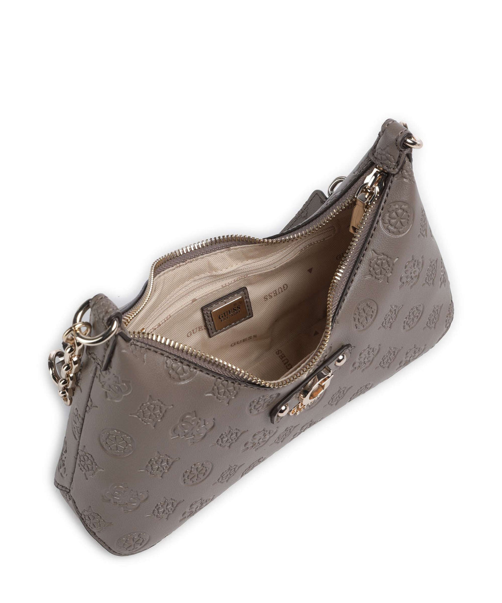 Guess Gerty Peony Shoulder bag dark taupe